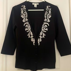 White House Black Market long cardigan, size M